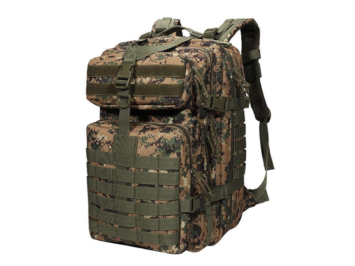 Mochila Camuflada De Grande Capacidade (45 Litros), Adequada Para Esportes E Atividades Ao Ar Livre - 1