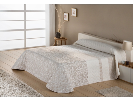 Colcha ESTORALIS Beige 250 x 270 cm