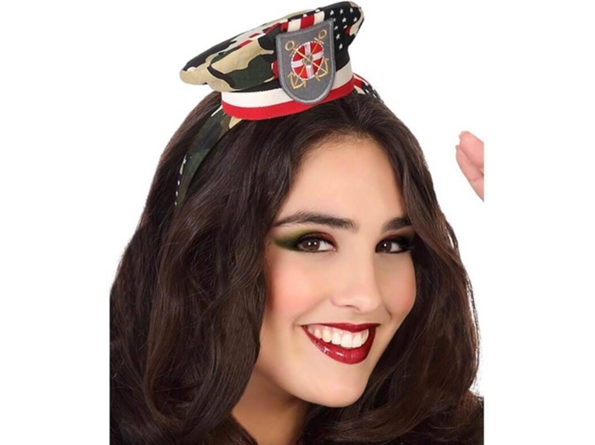Sombrero DISFRAZZES Mini Gorra Marinera (Talla: Talla Universal)