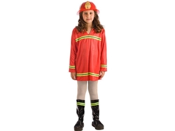 Disfraz de Niña DISFRAZZES Bombera Rojo (Talla: 3 a 5 años)