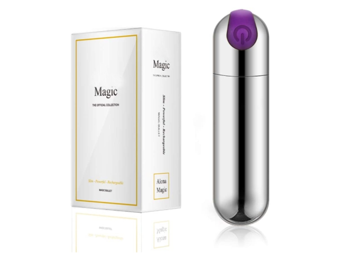 Vibrador Bala Recargable Súper Potente Con 10 Modos De Vibración, Silencioso E Impermeable.
