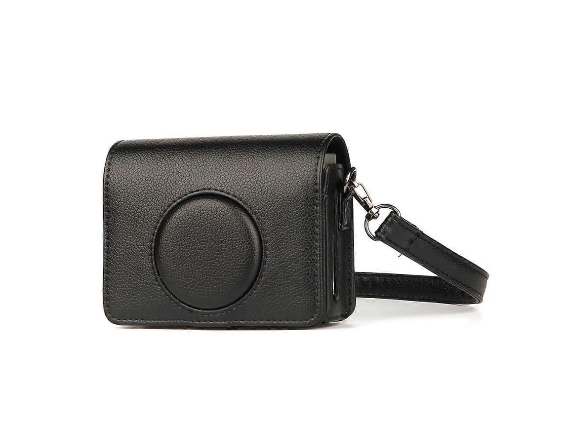 Bolsa de almacenamiento retro para minicámara, estuche protector, accesorios de cámara, negro. TAISHENGDA