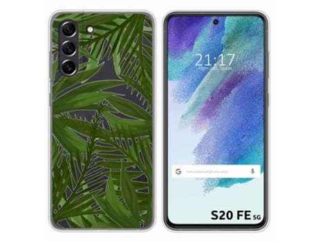Carcasa Samsung Galaxy S21 FE 5G TUMUNDOSMARTPHONE Dibujos Transparente Multicolor