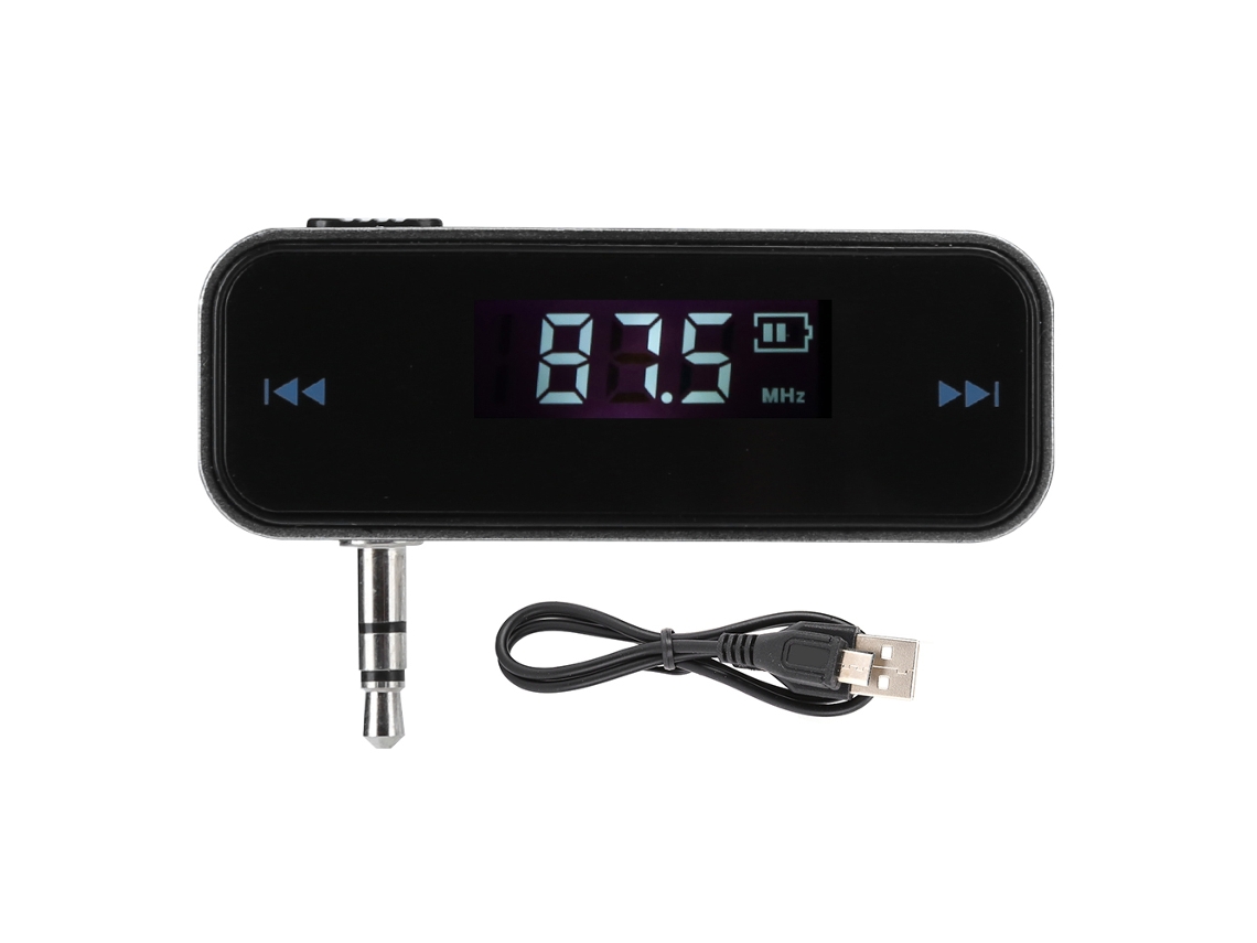 Transmisor FM inalámbrico (transmisión automática, reproducción de música)