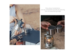 Taza De Café Sierra De Acero Inoxidable 304 De 160 Ml, Portátil Para Acampar, Picnics, Senderismo Y Actividades Al Aire Libre.