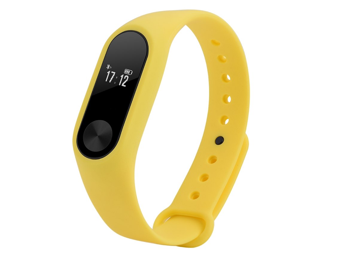 Pulsera Inteligente Con Podómetro, Monitor De Frecuencia Cardíaca Y Reloj Amarillo Exclusivo Lazada M2
