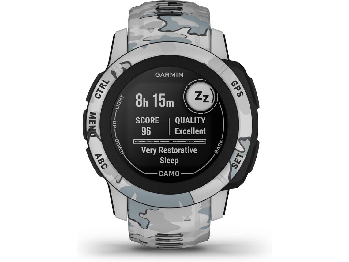 Reloj Deportivo GARMIN Instinct 2S Camo (Bluetooth  - Hasta 28 días de autonomía - Gris)