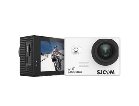 Action Cam SLOWMOOSE Impermeable Wi-Fi 4K 24Fps/2K 30 Fps Blanco