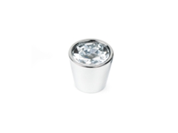 Pomo De Cristal Para Muebles 20 Mm De Diámetro Con Incrustaciones De Vidrio Juego De 24 Piezas