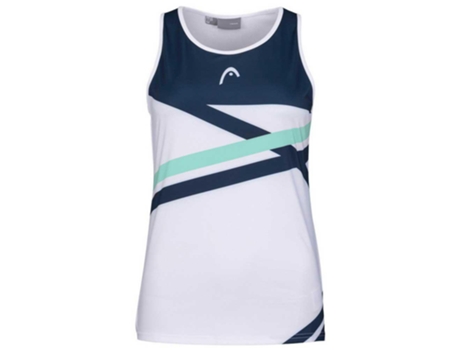 Camiseta de Mujer HEAD RACKET Performance Multicolor Tenis Blanco (M)