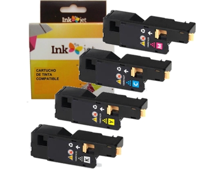 Pack 4 Tóners Compatibles Phaser 6000 Phaser 6010 Workcentre 6015 Xerox 106R01630 106R01627 106R01628 106R01629