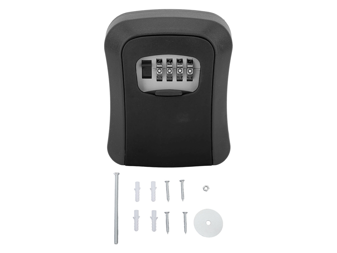 Caja de llaves combinada para exteriores Firstx con 5 llaves prefechadas.