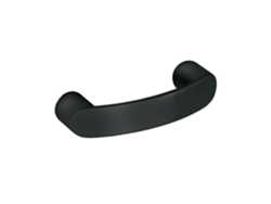 Tirador para muebles HARDWAREXCHANGE Zamac negro mate (32 mm)
