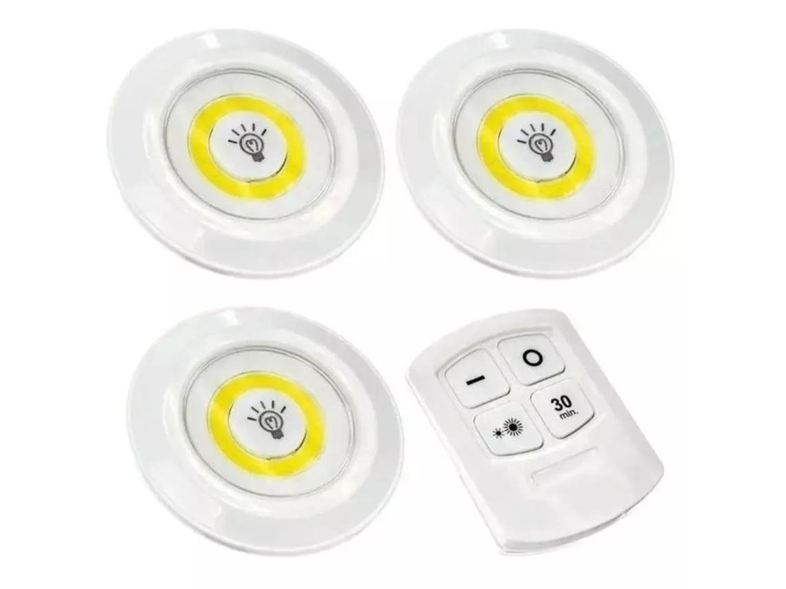 2026-luz Nocturna Inteligente Inalámbrica Cob Con Control Remoto Para Cocina Armario Escalera Pasillo Baño Led Táctil Decorativa