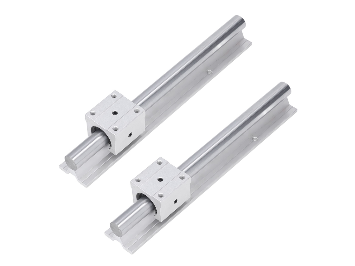 2026velora-2 Piezas Rail Guide Lineal 300mm Eje Deslizante Guideway Piezas Cnc Sbr20 Bloque Deslizante