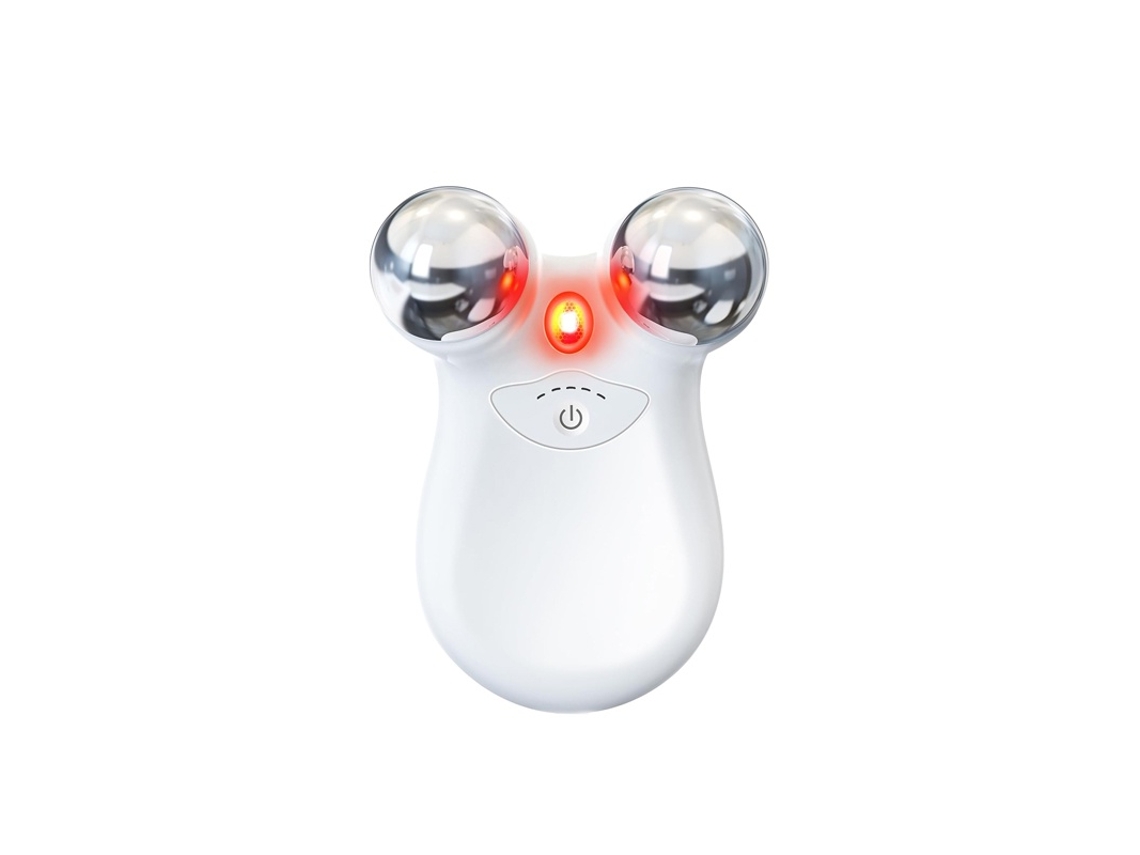 Dispositivo Facial De Microcorriente Con Luz Roja De 5 Niveles Para Rostro Y Cuello (blanco)