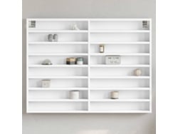 Vitrina 100x8,5x75 cm Derivados de Madera Blanco Dkd Home Decor