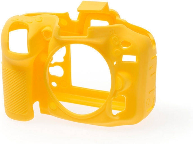 Funda silicona EASYCOVER Nikon D7100/D7200 Amarillo