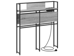 Cabecero con almacenaje y cabecero Sonoma, gris, 100 cm, MAISON EXCLUSIVE