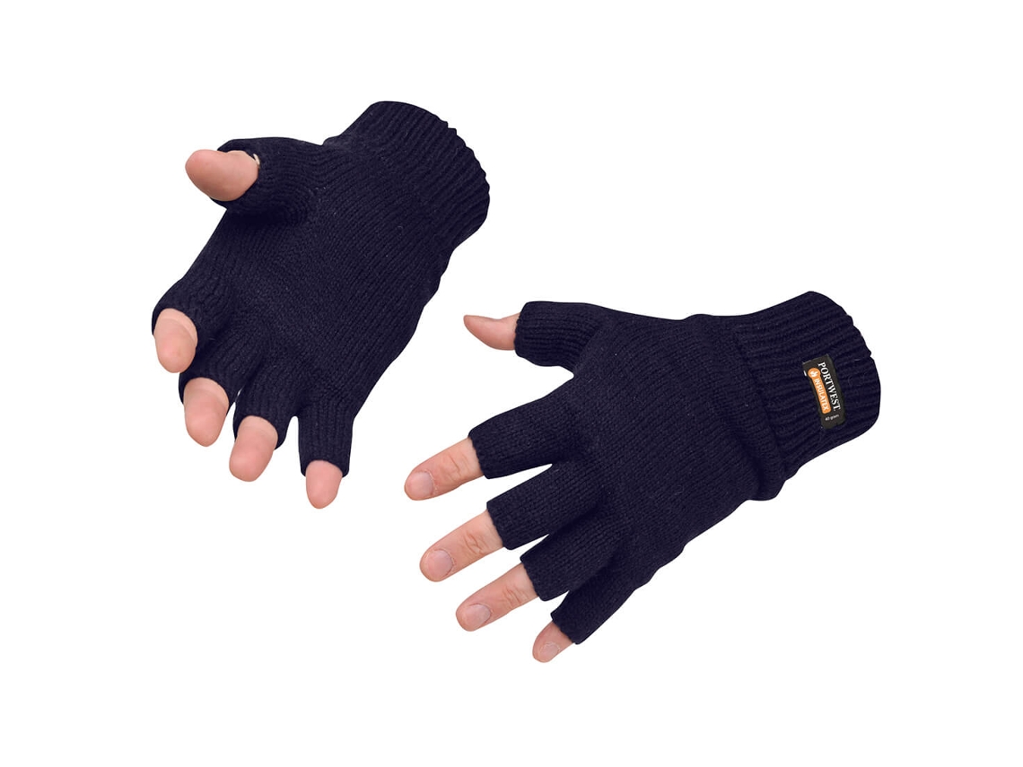 Mitones De Punto Insulatex: Comfort Y Dexteridad Negro