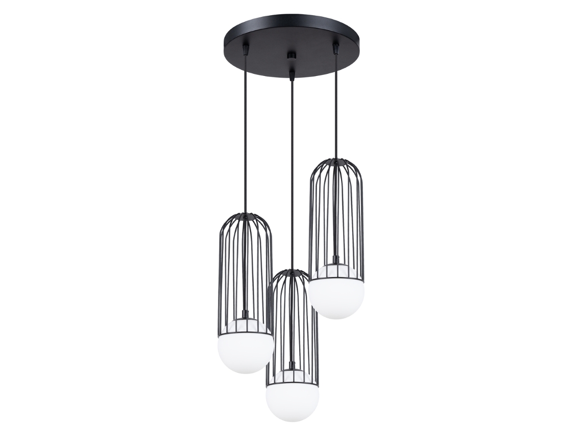 Sollux Sl.1336 Brina Lámpara Colgante 3p Negro
