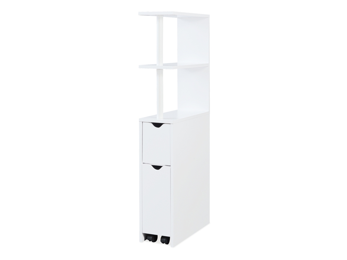 Estantería Fadeskimma Con Cajones Aglomerado 113x19x45cm Blanco [EN.CASA]