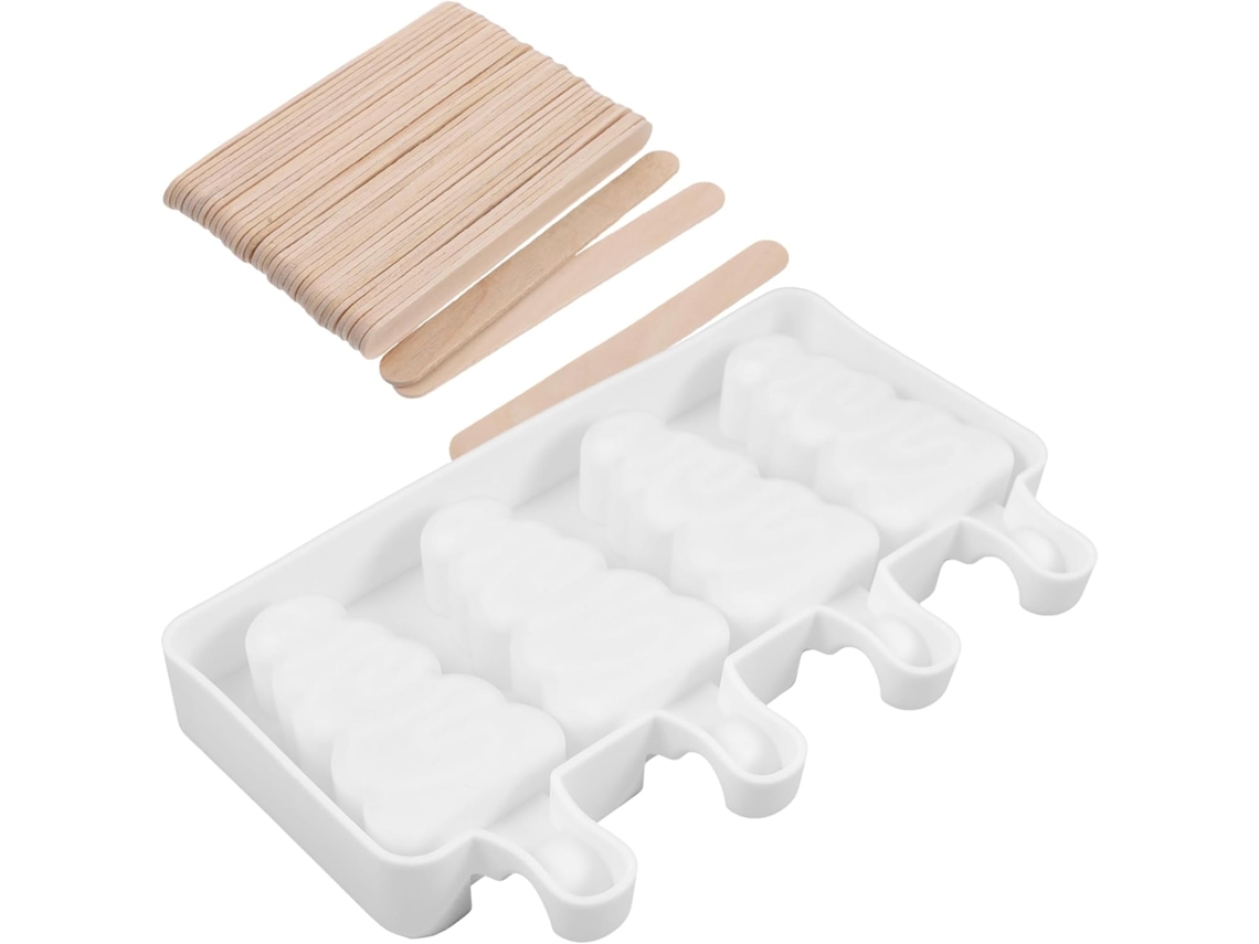 Moldes Para Máquinas De Helado. Hechos De Silicona, Recipientes Para Helado. Recipiente Para Helado Casero.