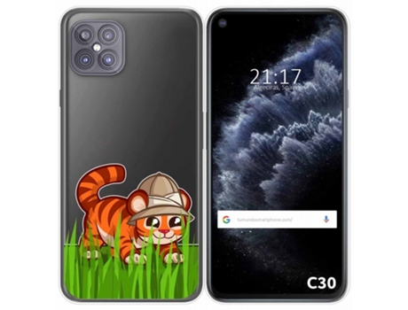 Carcasa Cubot C30 TUMUNDOSMARTPHONE Dibujos Transparente Multicolor