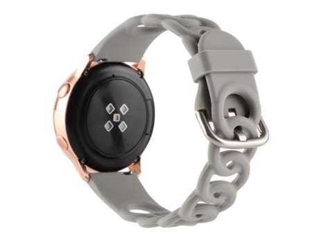 Correa de Silicona 20mm rosquilla hueca para Huami Amazfit GTS4 Mini/GTS3/GTS 2e/GTS 2 - canoso