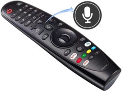 Controle Remoto De Tv Compatível Para Lg Magic, Não Original, Com Controle Por Voz E Botão Netflix Prime Video.