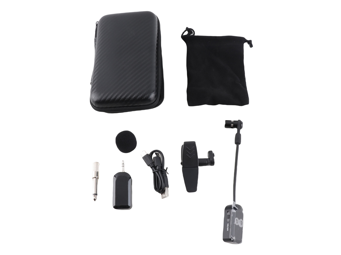 Microfone Sem Fio EOOCOO para palco, captação de condensador Lavalier