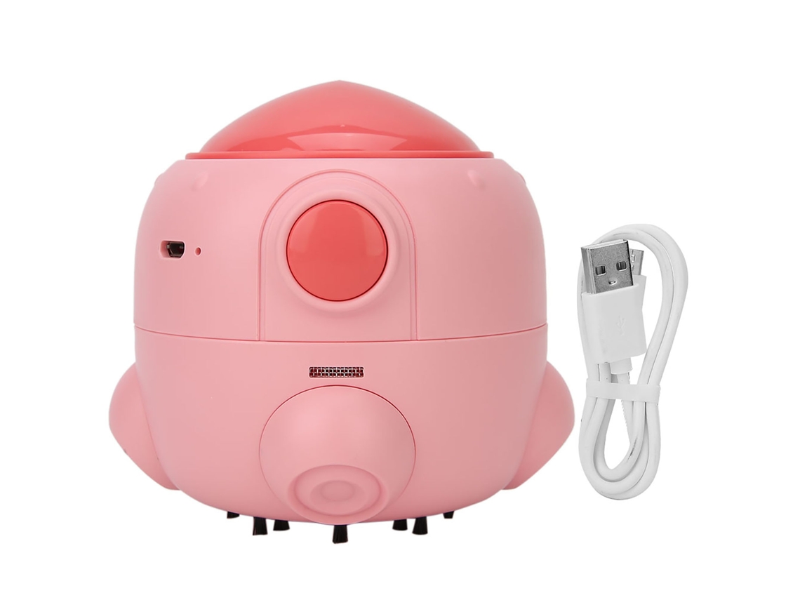 Aspiradora portátil USB Rebe para uñas, ideal para el hogar y la oficina, recoge polvo y limpiapolvo - Rosa