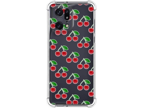 Carcasa para Oppo Find X5 Pro 5G TUMUNDOSMARTPHONE Dibujos Antigolpes Cerezas Multicolor