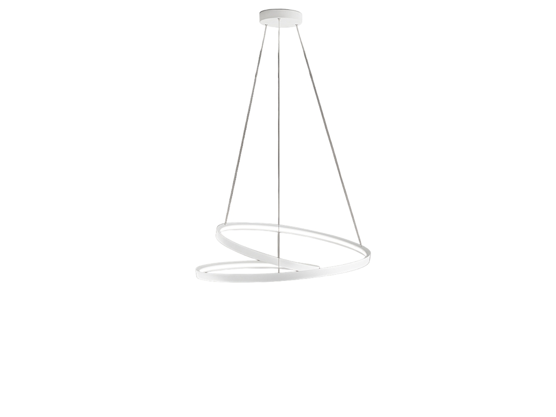 Ritmo Lámpara colgante LED blanca 6618 B LC PERENZ