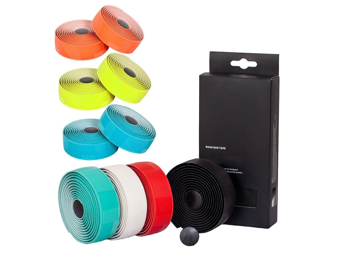 Cinta para manillar de bicicleta de carretera, antideslizante, ligera y duradera, ideal para ciclismo.