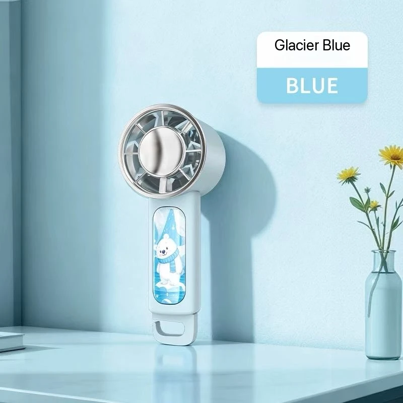 Ventilador de cuello MDUG recargable de 4000 mAh con 5 velocidades.