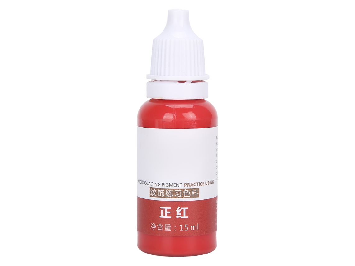 Pigmento Para Tatuaje De Labios 15 Ml Tinta Para Microblading Quick Courage Para Práctica Rojo