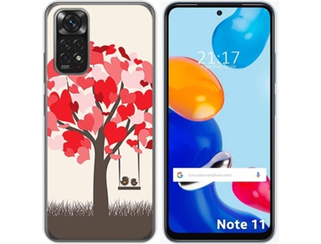 Carcasa Xiaomi Redmi Note 11 TUMUNDOSMARTPHONE Dibujos Pajaritos Multicolor
