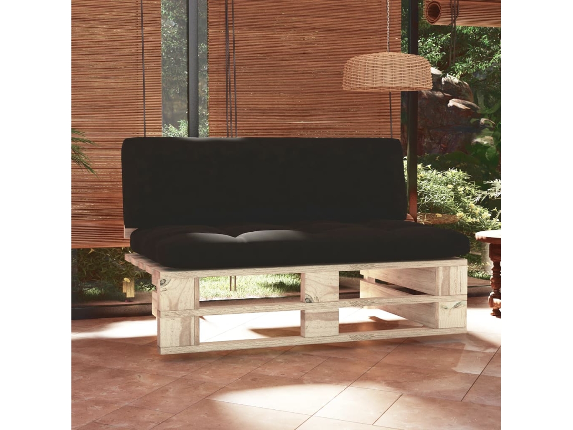 Sofá de palets para jardín DKD Home Decor de pino impregnado