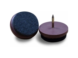 Protectores de piso de madera, almohadillas de fieltro antideslizantes para muebles, fácil movimiento sin rayones, múltiples aplicaciones en muebles (marr