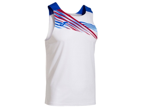 Camiseta sin Mangas de Hombre para Running JOMA Elite Blanco (2XL)