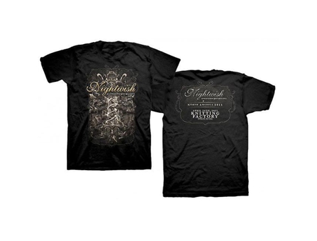 Camiseta ROCKINSTONE Nightwish April 24th Knitting Factory (XL)