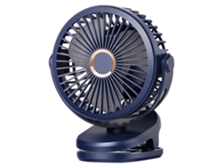 Ventilador de mano recargable con ajuste de 360 grados, ventilador de enfriamiento personal con ruido ultrabajo y 3 velocidades de viento, ventilador