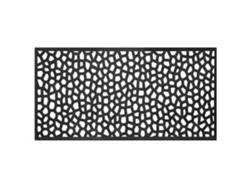 Panel mosaico antracita 1x2mt.