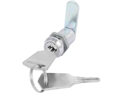 Cerradura Para Maletín, Maleta, Cilindro, Cerradura De Leva De 12 Mm X 20 Mm Con 2 Llaves.