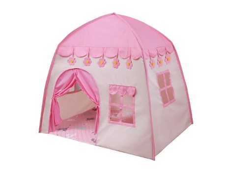 Tienda de Juguetes Para Niños, Cama Interior Tipo Princesa Tipi, Casa de Juegos Plegable A