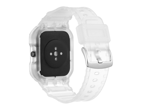 Correa de Silicona una pieza para Huami Amazfit GTS 1/2/3/4 - esmerilado transparente