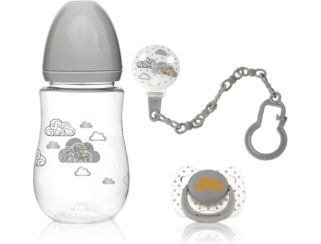 Chupetes KIOKIDS +0 Meses Gris