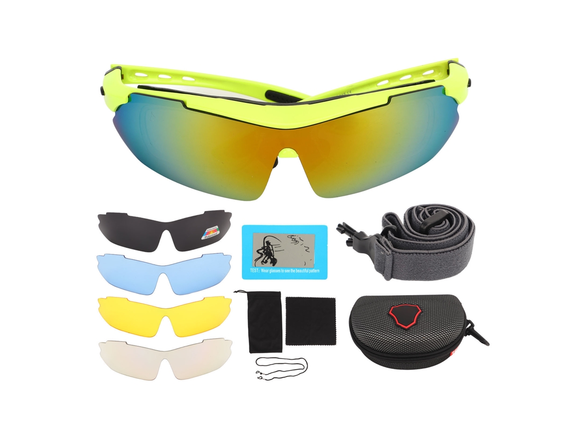 Gafas De Sol Deportivas Polarizadas E Impermeables Para Ciclismo, Motociclismo, Conducción, Ciclismo De Montaña, Para Hombres Y Mujeres - Verde