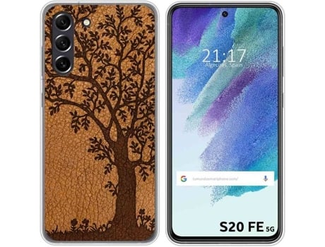 Carcasa Samsung Galaxy S21 FE 5G TUMUNDOSMARTPHONE Cuero 03 Multicolor